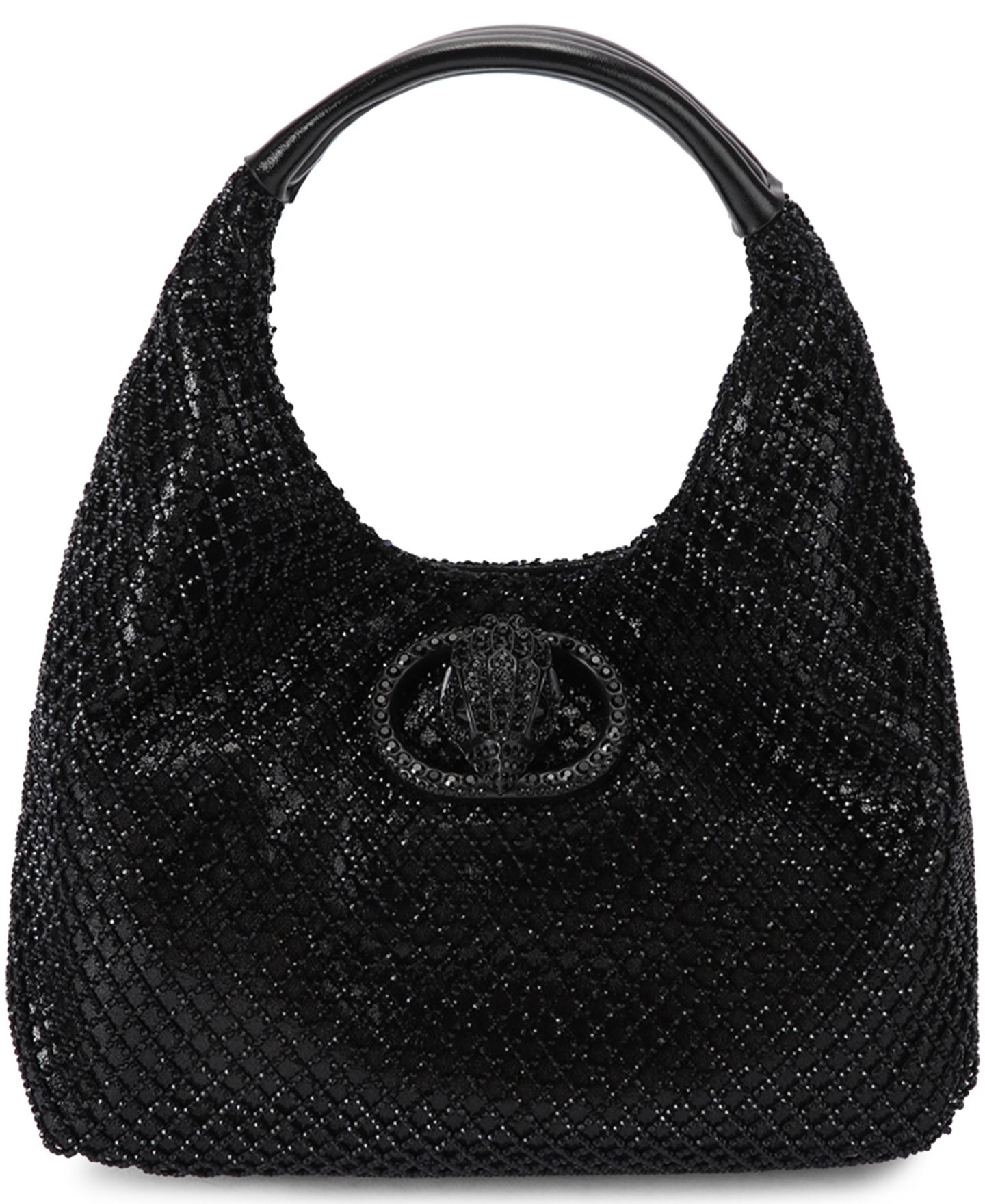 Женская сумка Kurt Geiger London Small Chelsea Slouch Embellished Hobo, цвет: Чёрный — фото 1