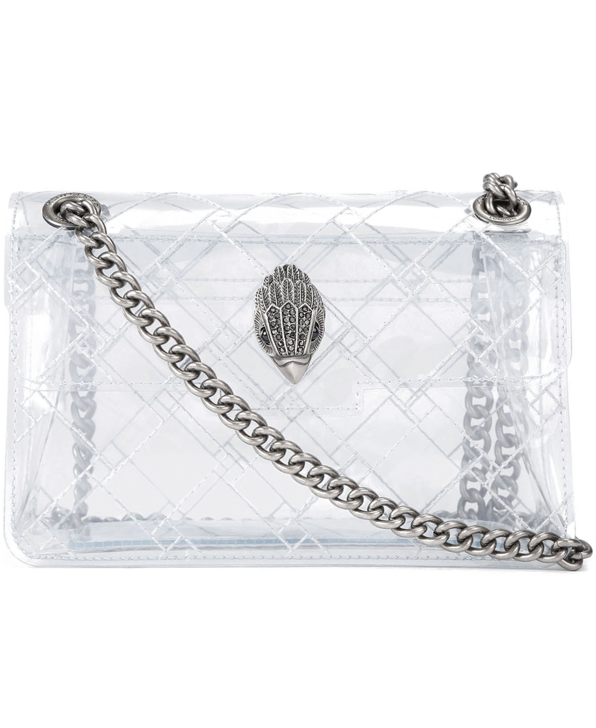 Kurt Geiger London Kensington Mini Crossbody Handbag - Clear
