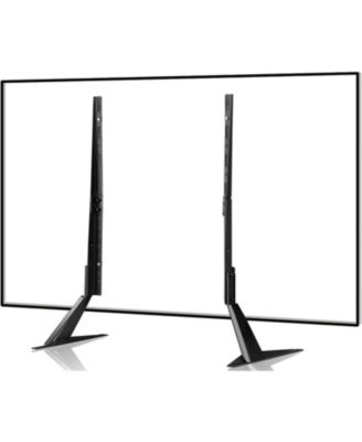 Height-Adjustable Metal Universal TV Stand, Fits 20" - 65" TVs