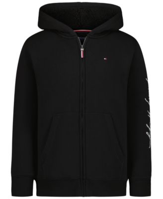 Boys' Signature Sherpa Lined Full Zip Hoodie