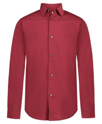 Boys' Slim-Fit Stretch Poplin Shirt