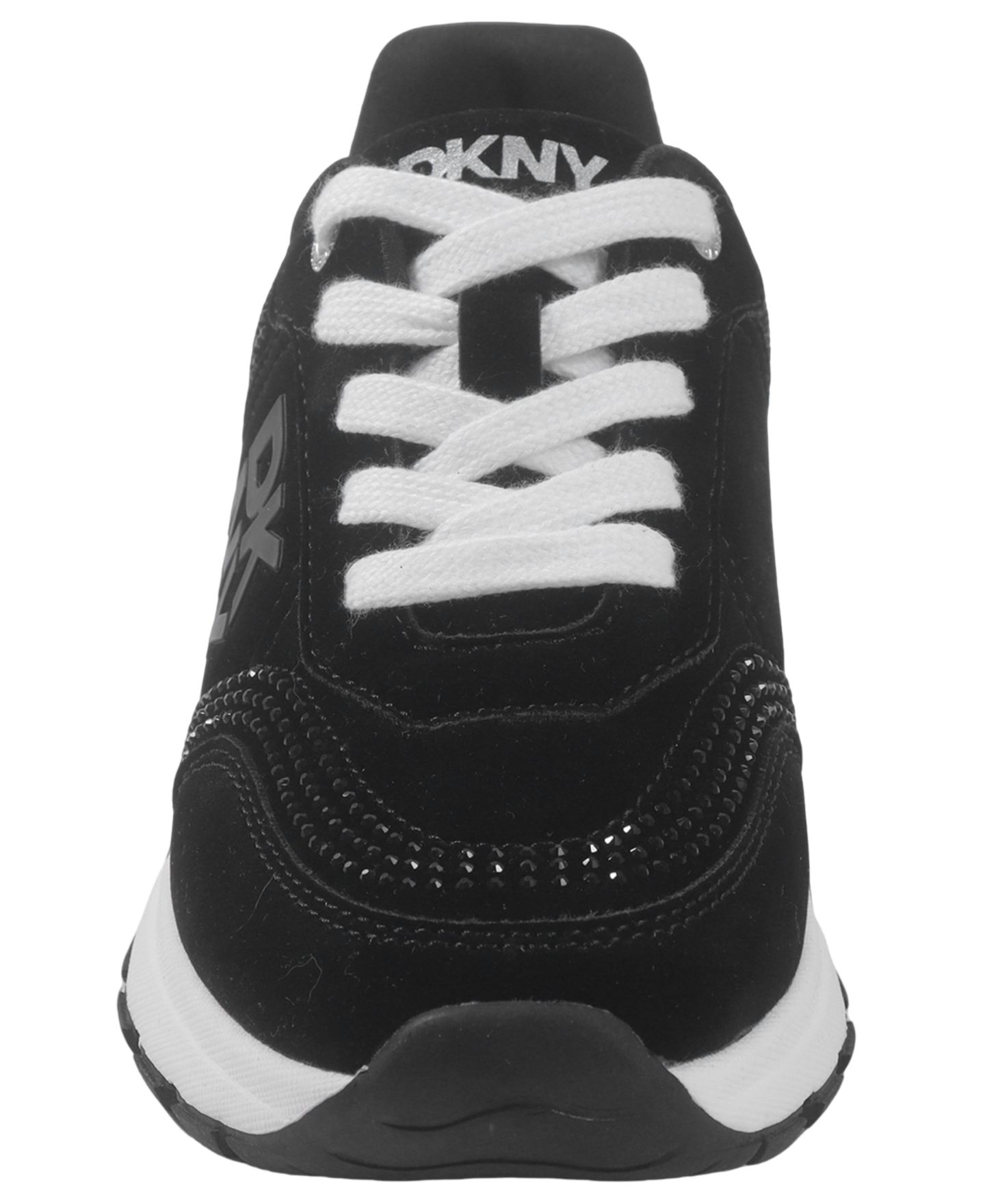 Детские кроссовки DKNY Danni Jog Low-Top Lace-Up, цвет: Чёрный — фото 6