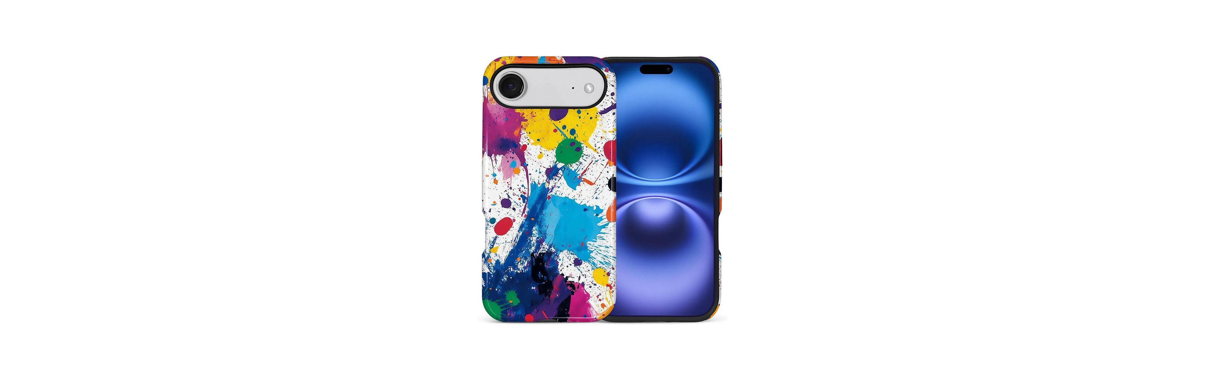 Lisen Phone Case Compatible with Apple iPhone Air, 2-Layer Durable, Color Splash