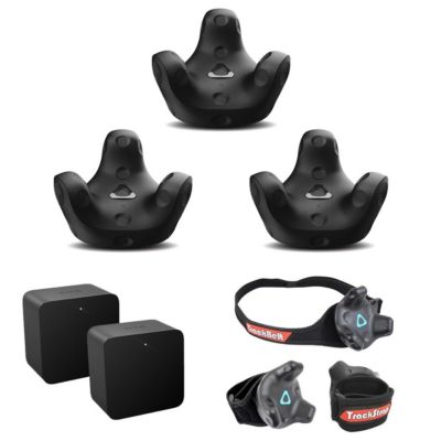 VIVE Tracker (3.0) USB Full-Body Tracking Trackers, 3-Piece Set for Virtual Reality