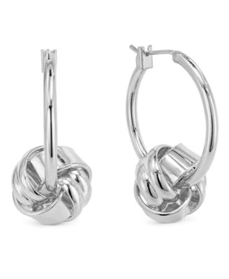 Classic Knot Small Hoop Earrings