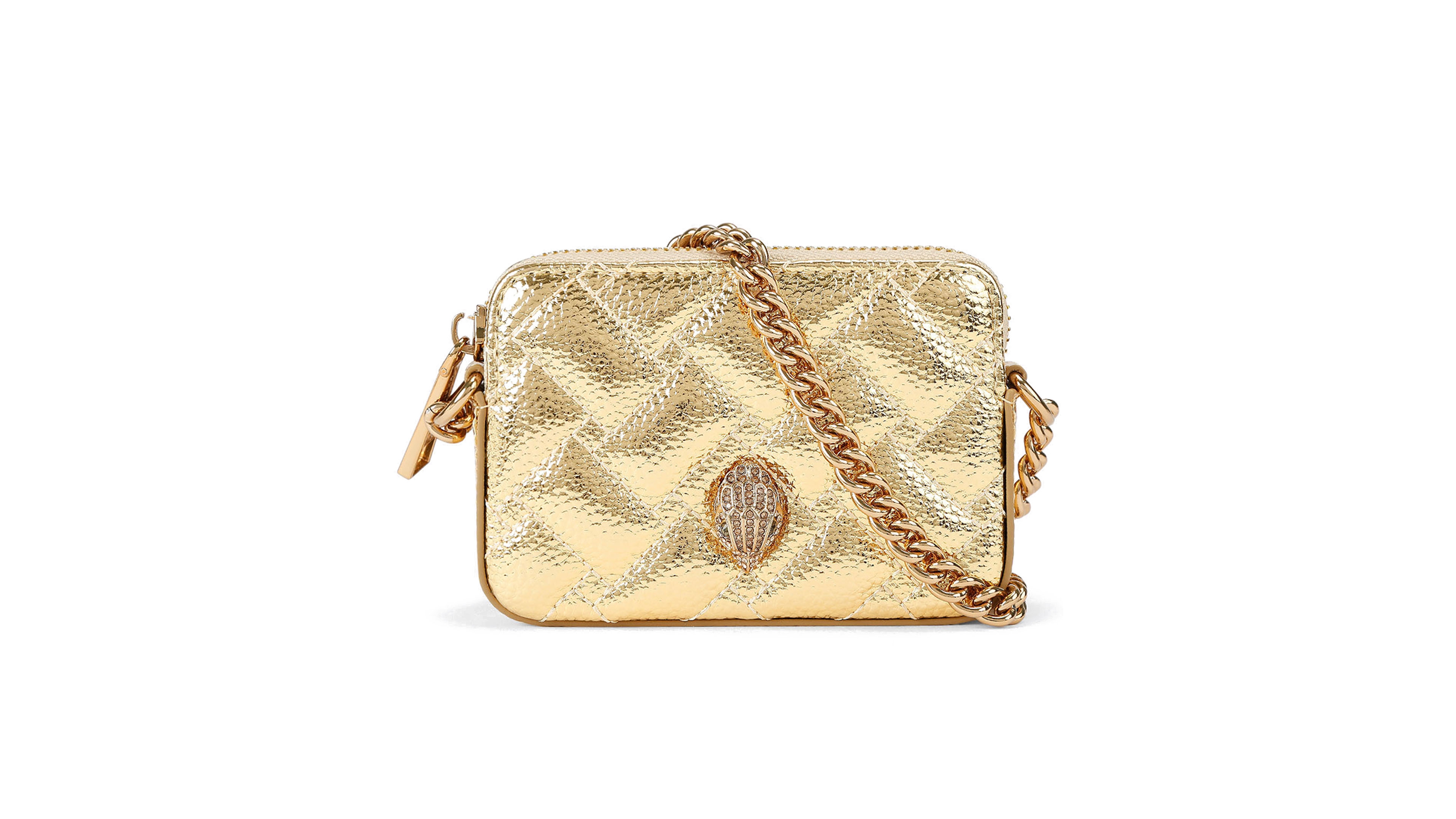 Kurt Geiger London Mini Kensington Camera Quilted Crossbody Handbag