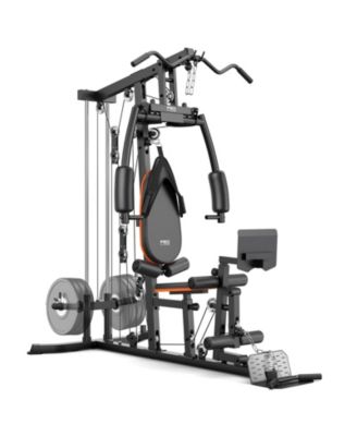 MW5 Multifunctional Home Gym Station Aluminum Pulley Plate-Loaded Full-Body Workout Equipment (Weight Plates Not Included