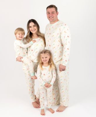 Matching Family Ivory Birds Viscose Cooling Pajamas