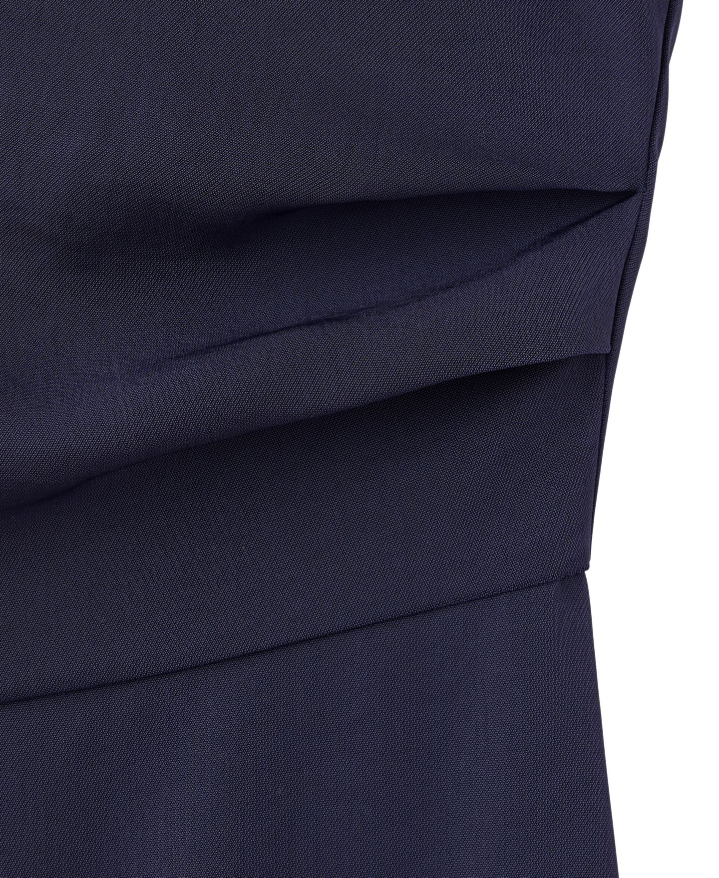 Женский комбинезон MANGO Wide-Leg Asymmetric-Sleeve Jumpsuit, цвет: Синий — фото 3