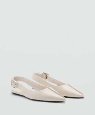 Women's Pointed-Toe Slingback Flats