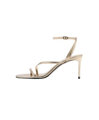 Women's Crossed-Strap Stiletto Heel Ankle Strap Sandals