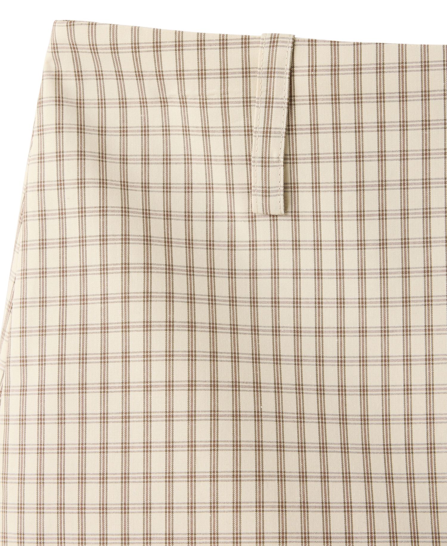 Women's Gingham Mini Cotton Skirt