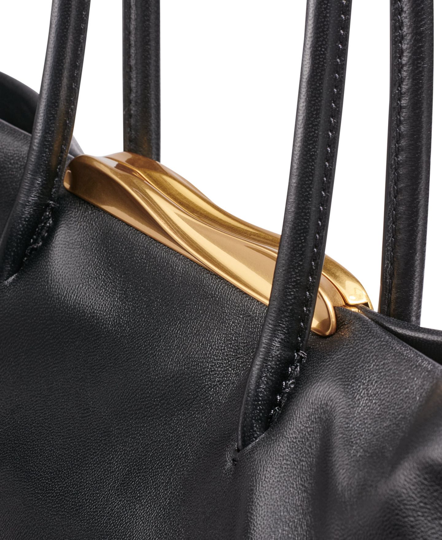 Женская сумка Donna Karan New York Poplin Tote, цвет: Чёрный / Золотой — фото 6