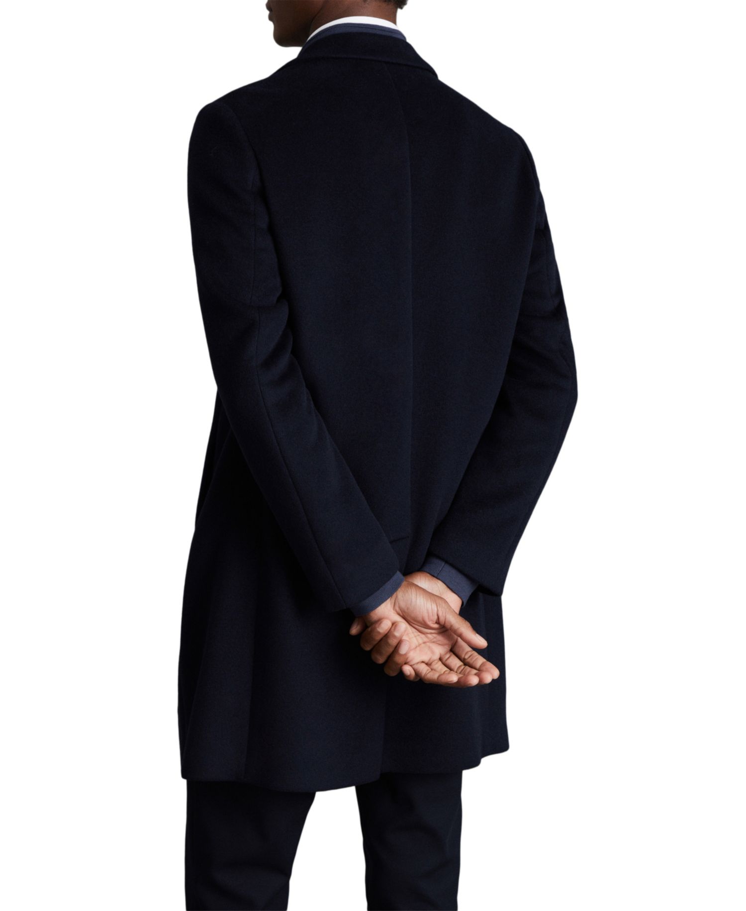 Men's Gable Wool-Blend Single-Breasted Overcoat