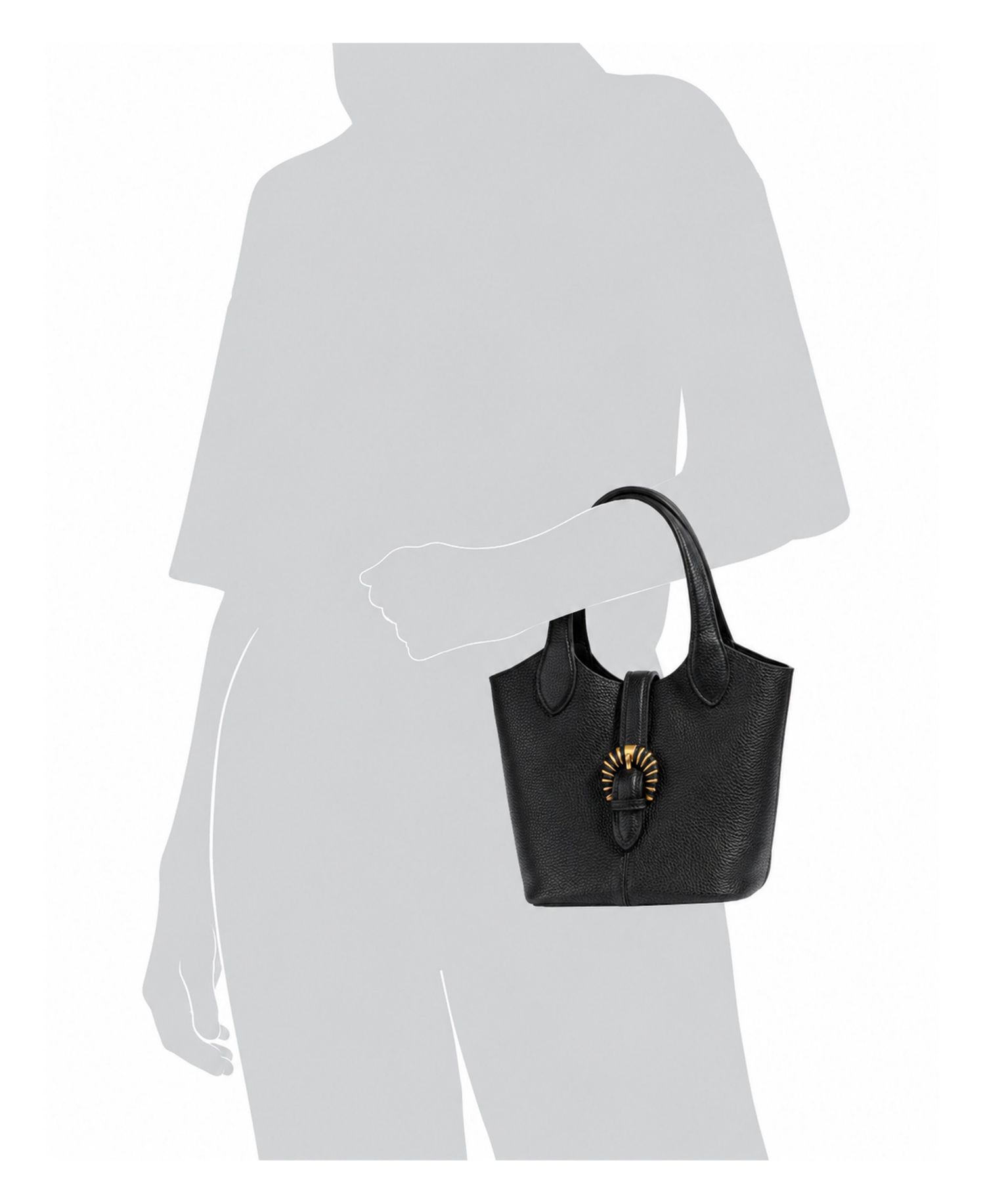 Lucy Buckle Crossbody Handbag