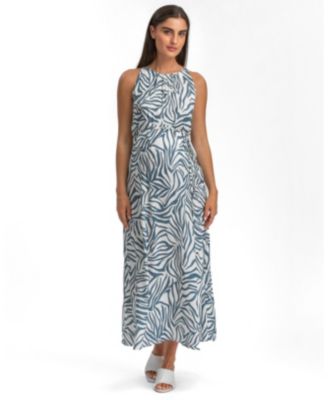 Maternity Francesca Halter Sleeveless Maxi Dress