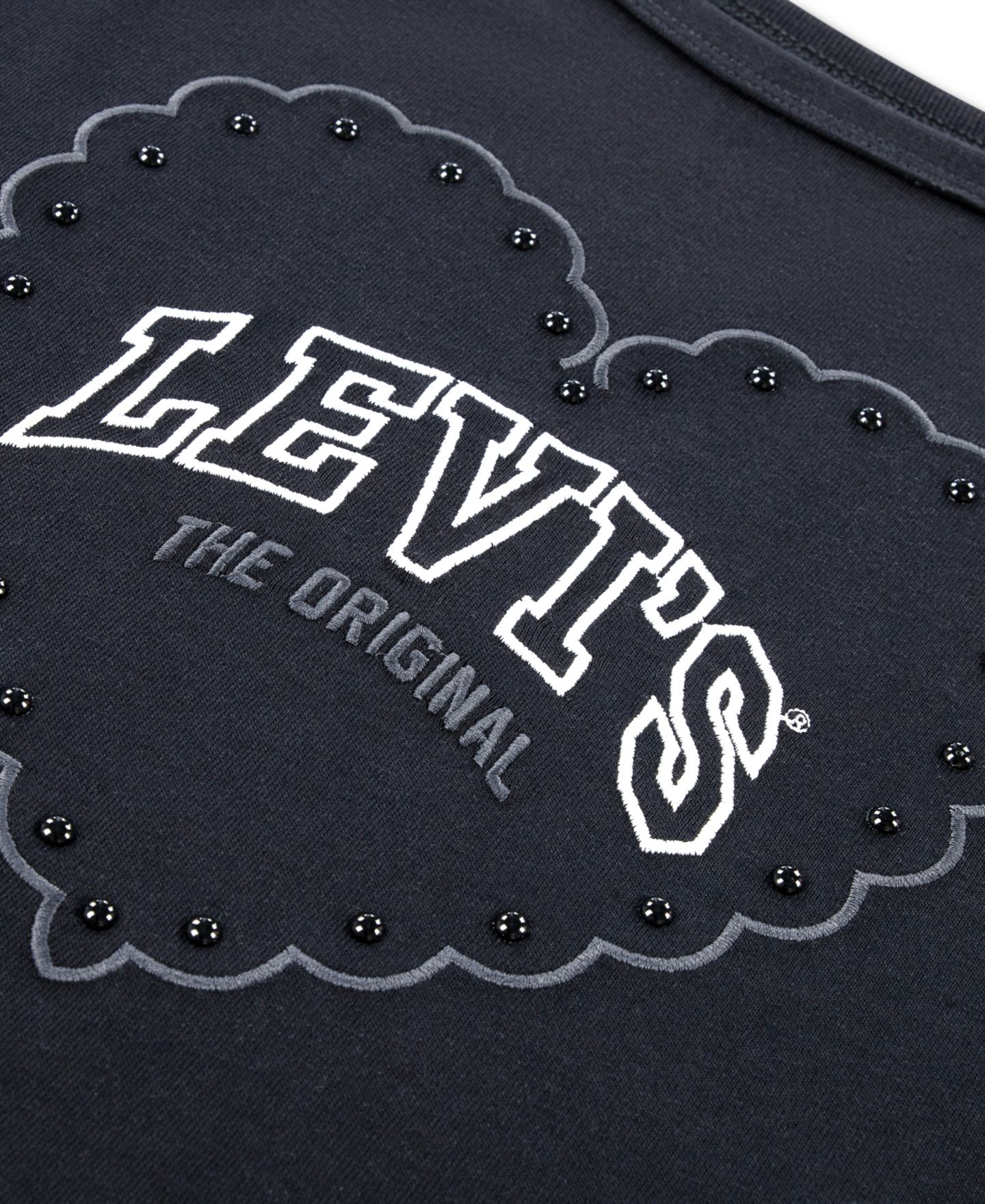 Детский вязаный лонгслив Levi's с сердцем, 7-16, цвет: Антрацитовый — фото 3