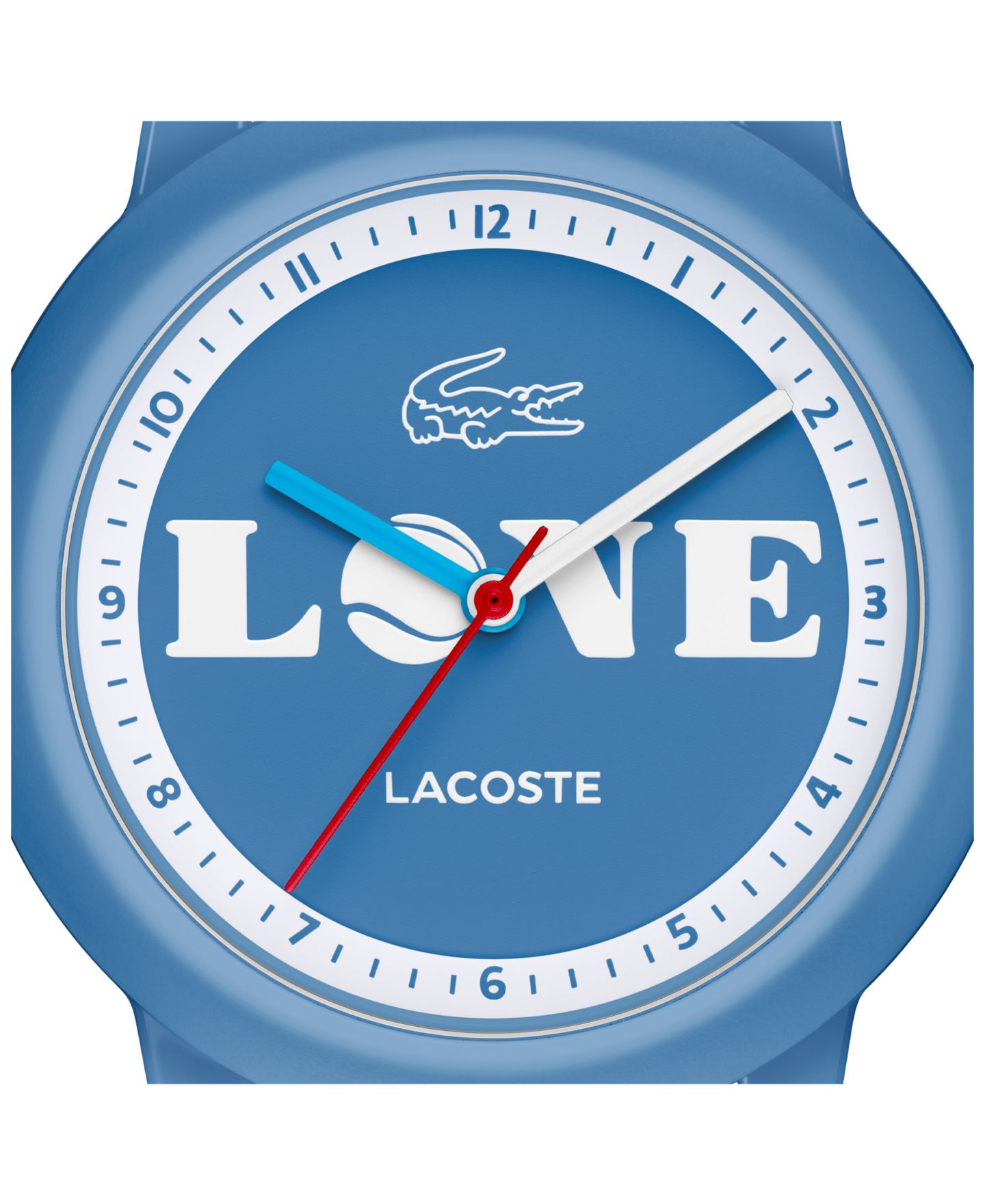 Детские часы Lacoste 12.12 Blue Silicone Strap Analog Watch 33mm — фото 4