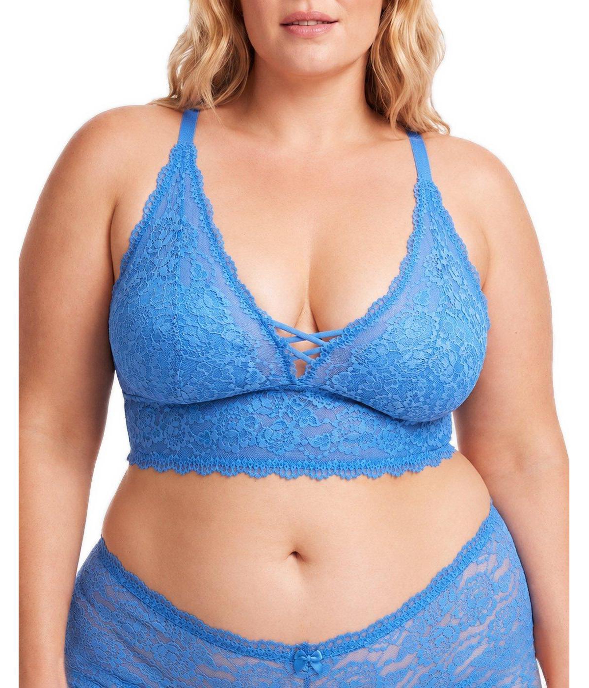 Torrid Plus Lace Wireless Halter Xo Bralette