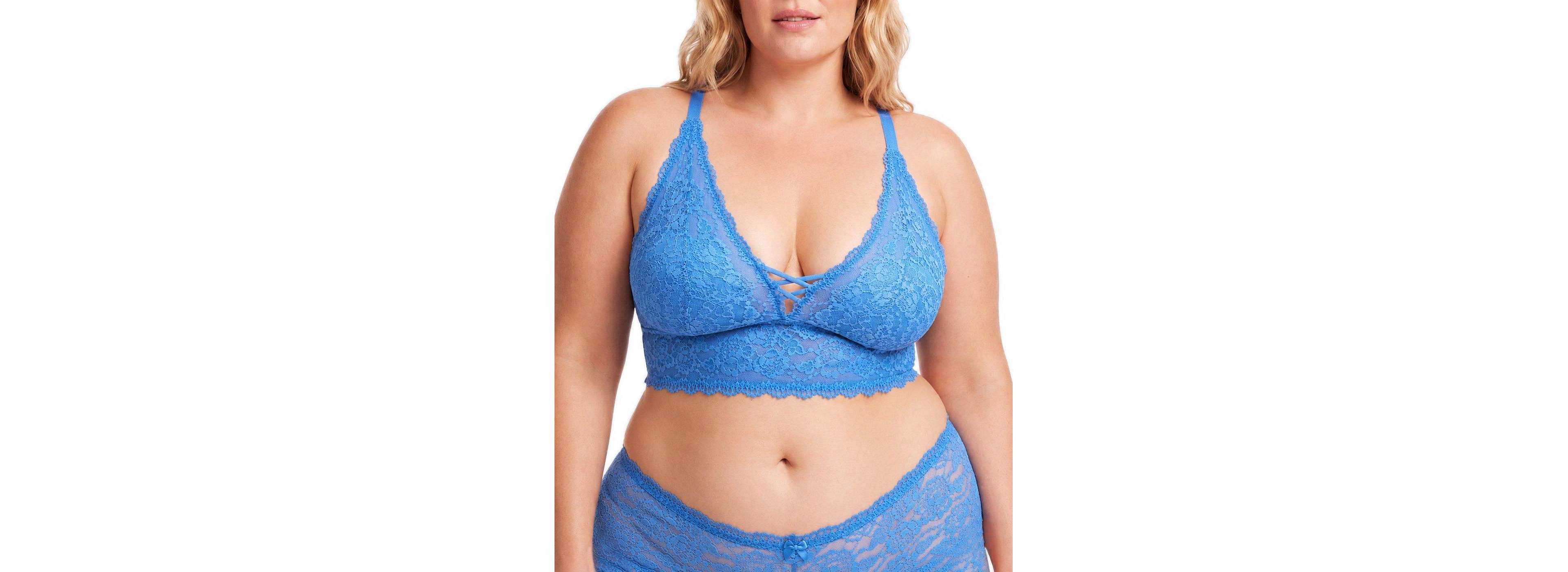 Torrid Plus Lace Wireless Halter Xo Bralette