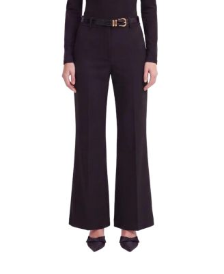 Women's Belted Straight Leg Trousers