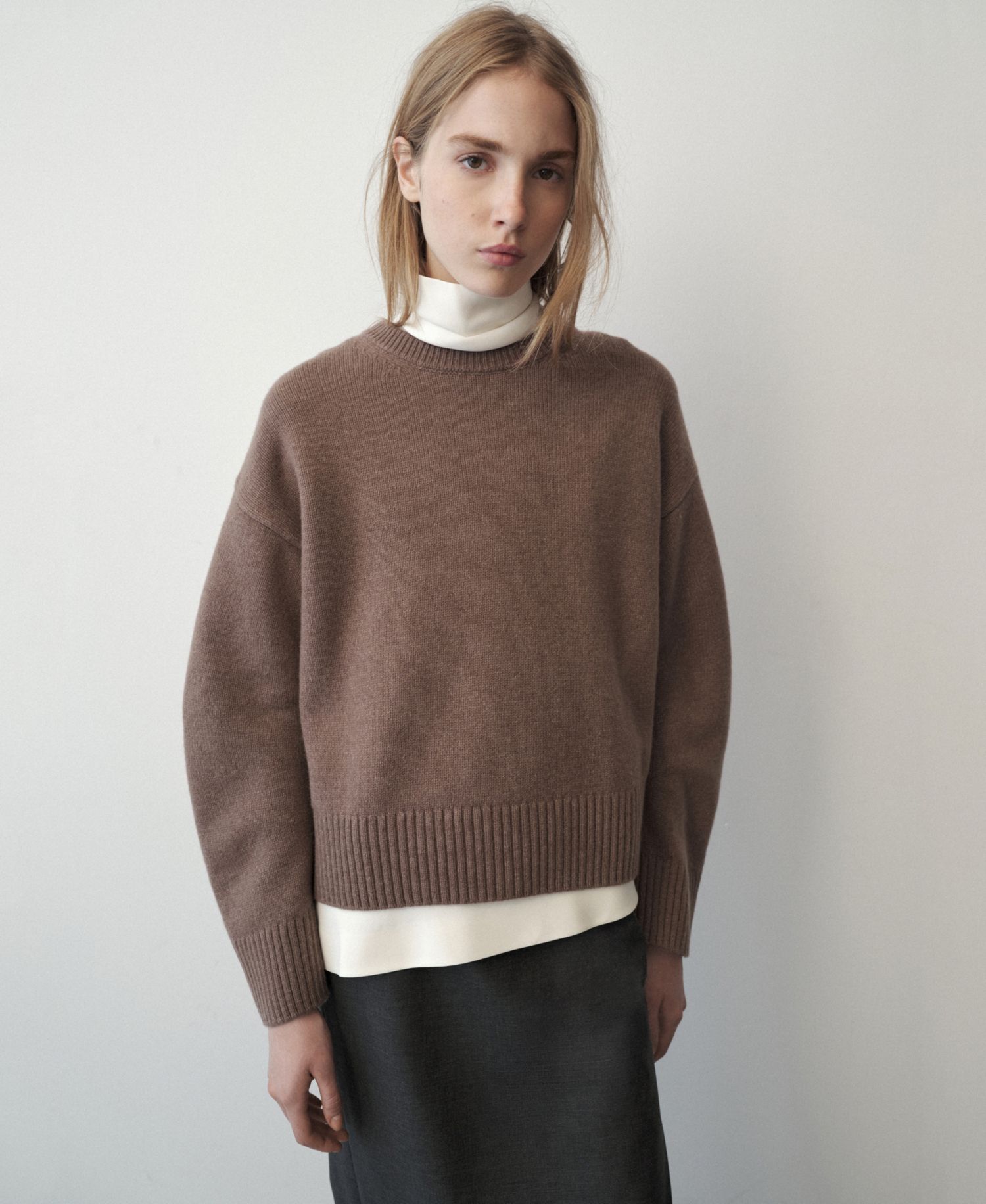 Women's Selection Crewneck Wool-Blend Sweater