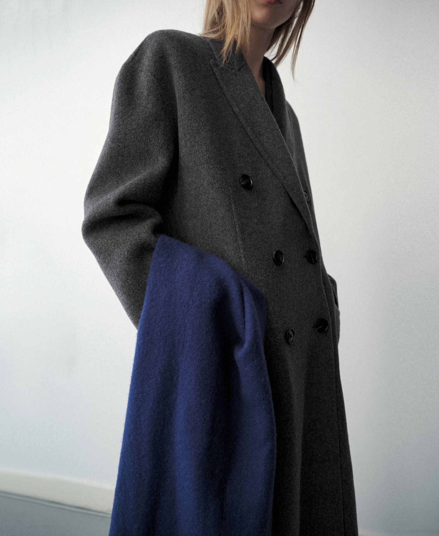 Women's Selection Wool-Cashmere Blend Long Double-Breasted Coat