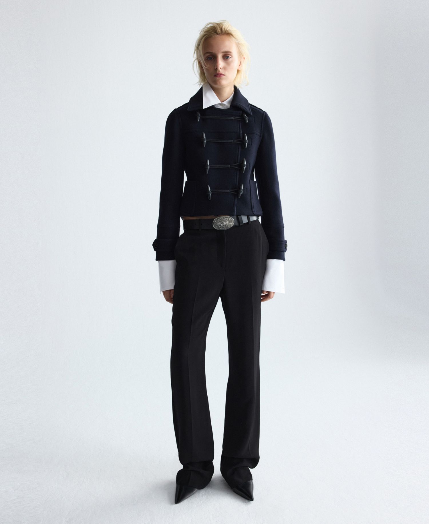 Women's Selection Wide-Leg Wool Suit Trousers