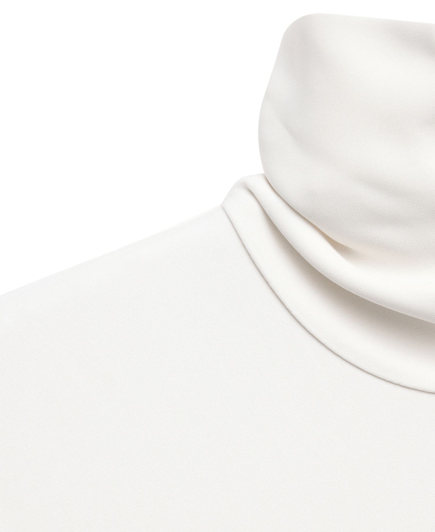 Women's Selection High-Neck Asymmetric-Hem Blouse