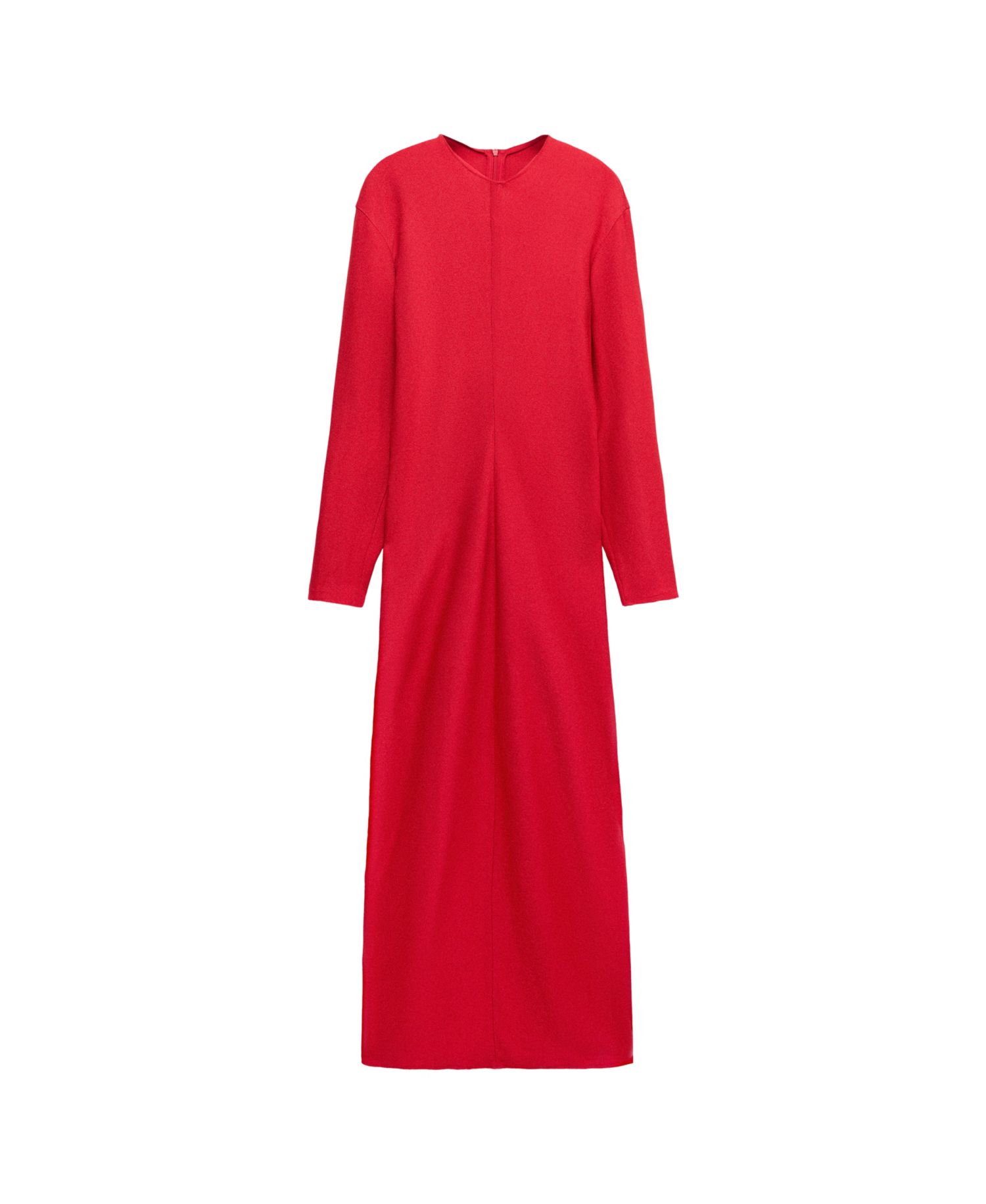 Women's Selection A-Line Midi Long-Sleeve Dress