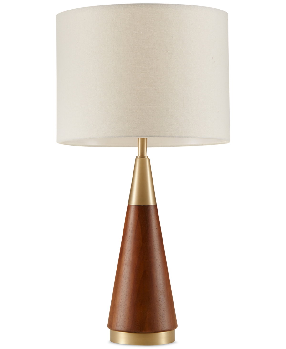 510 Design Ink+ivy Chrislie Wood Table Lamp In Gold,brown