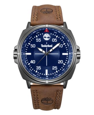 Men's Quartz Williston Leather Watch 48mm