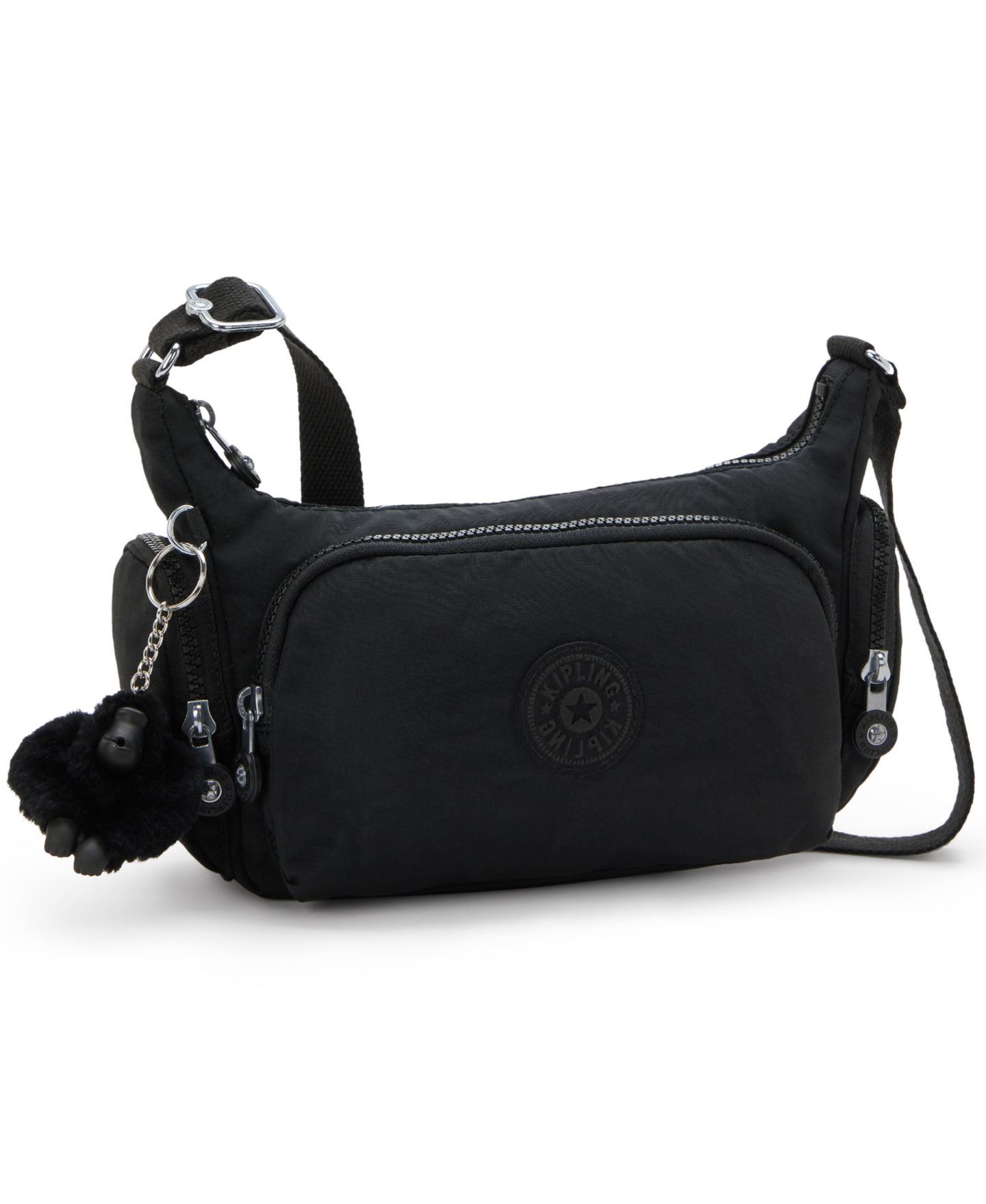 Женская сумка Kipling Gabbette Small Adjustable Crossbody Handbag, цвет: Чёрный — фото 2