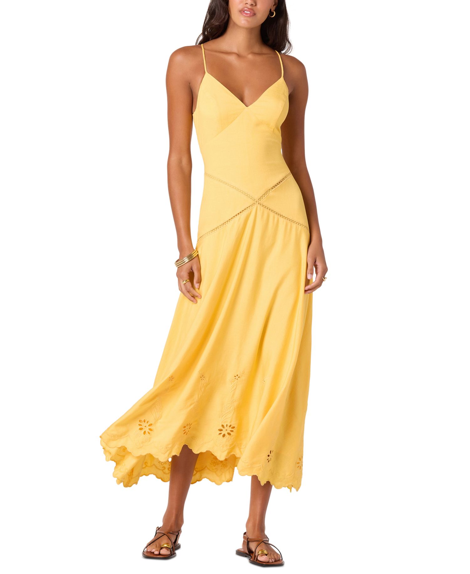 Women's V-Neck Sleeveless Dress