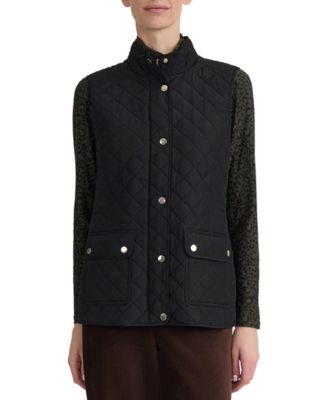 Women's Quilted Mock-Neck Vest