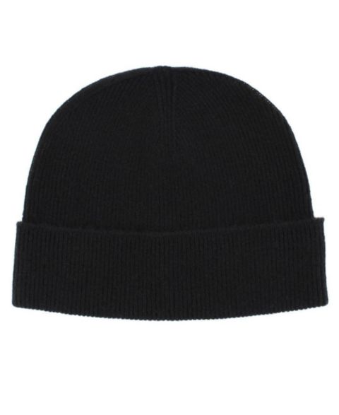 Мужская шапка TRAFALGAR Camden Cashmere Solid Colored Micro Ribbed, цвет: Чёрный