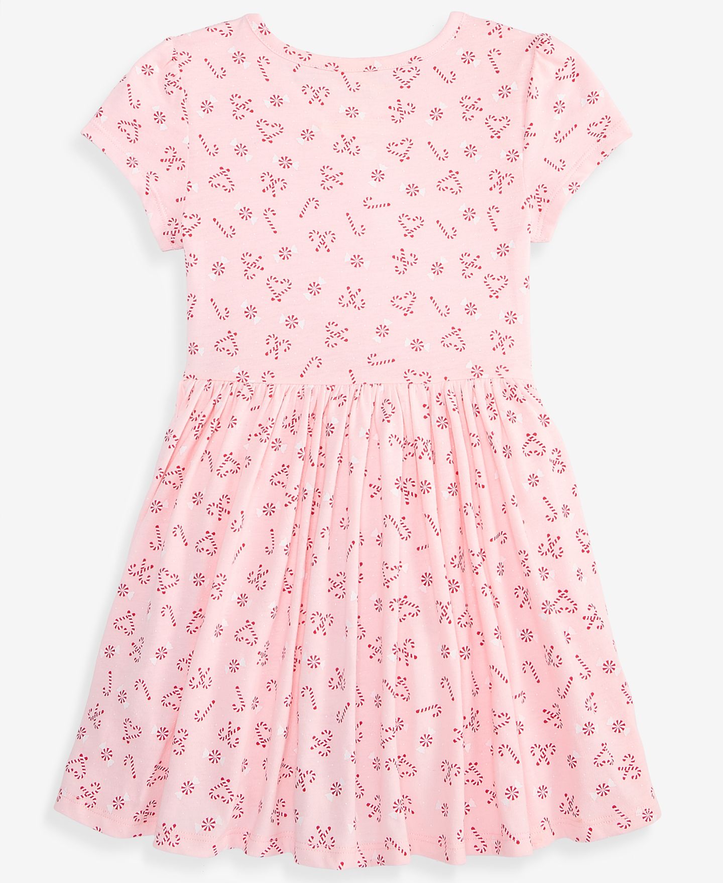 Платье Epic Threads Tossed Candy Cane A-Line Short-Sleeve Dress для девочек-малышей, цвет: Розовый — фото 1