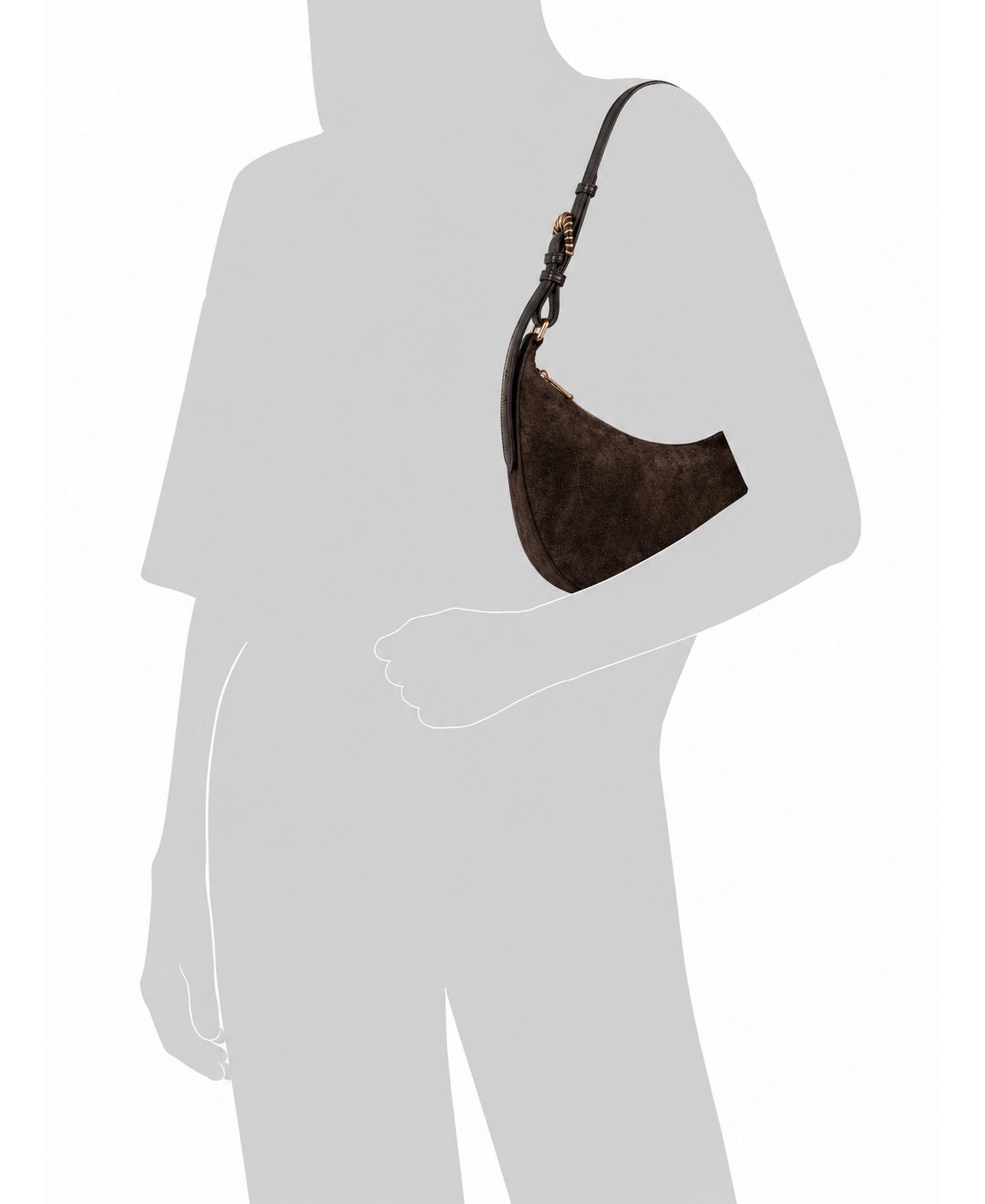 Lucy Buckle Shoulder Handbag