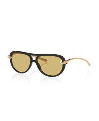 Pilot Yellow-Lens Sunglasses Knot BV1418S