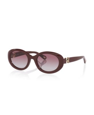 Women's Round Gradient Low-Bridge Sunglasses CH0323SK