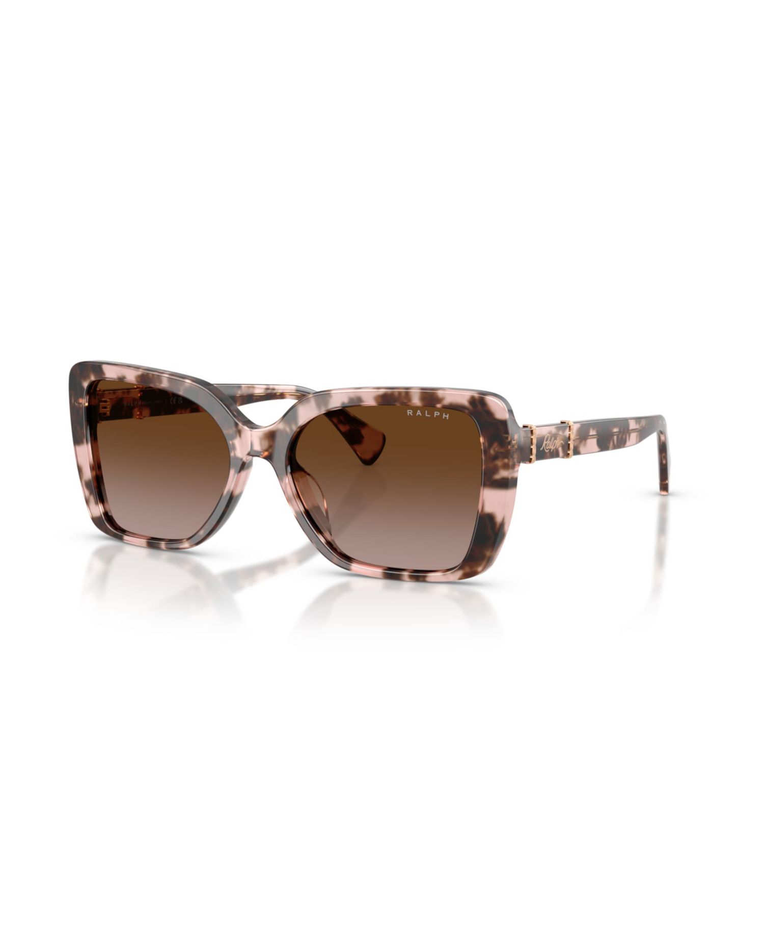 Women's Square Gradient Round Face Sunglasses RA5356U