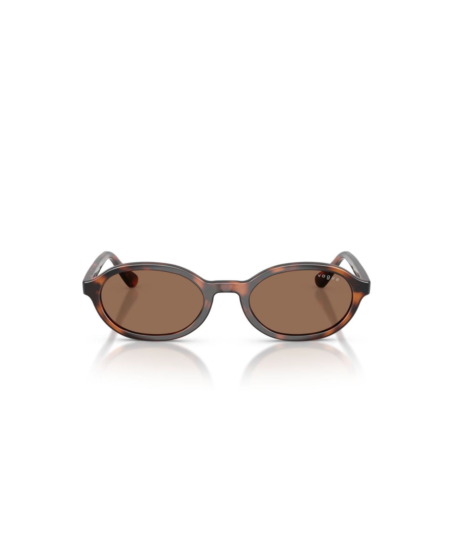 Kids' VJ2036 Oval Tortoise-Shell-Print Sunglasses