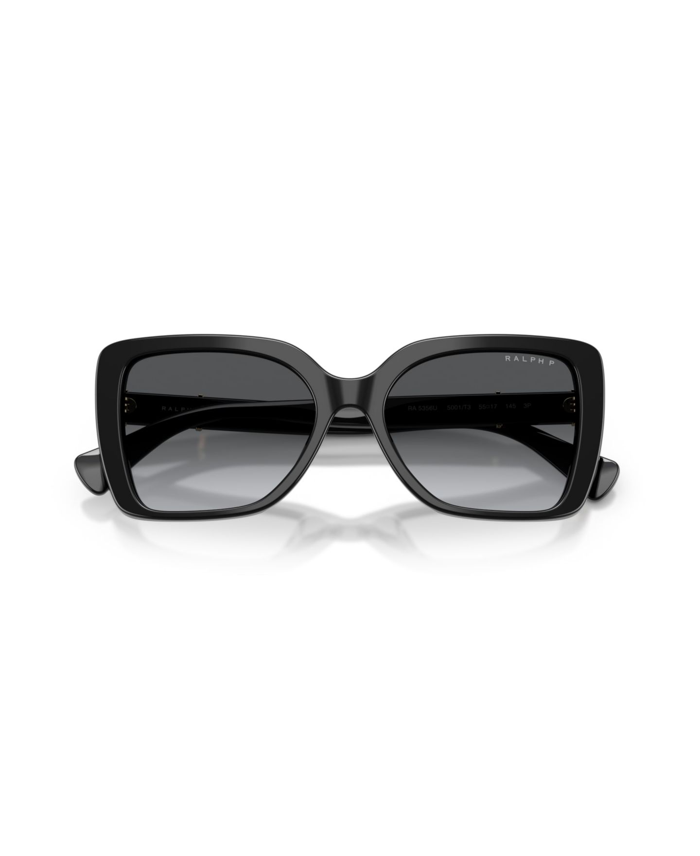 Женские квадратные поляризационные солнцезащитные очки Ralph by Ralph Lauren RA5356U, цвет: Чёрный — фото 5