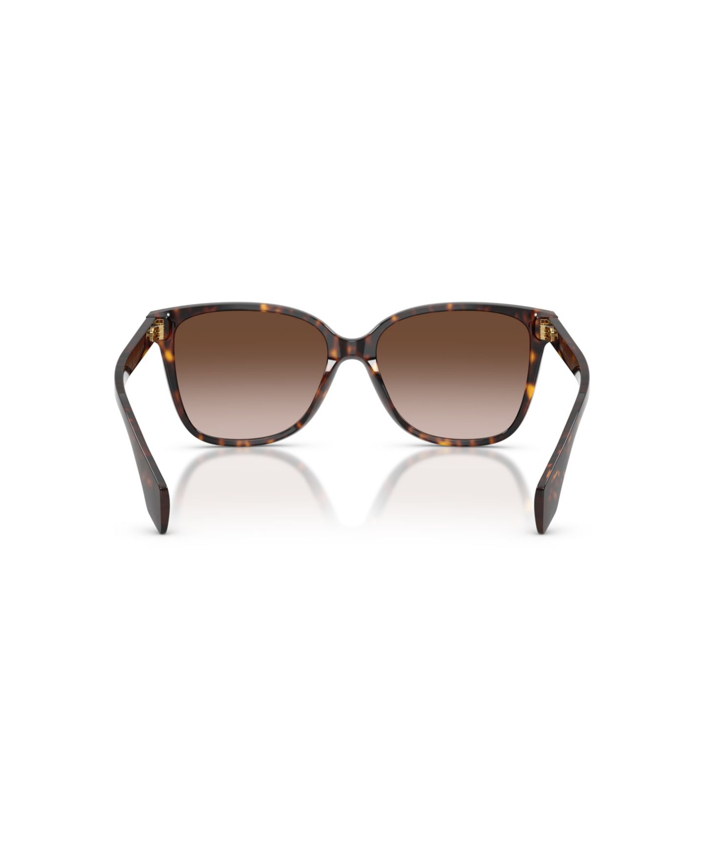 Женские солнцезащитные очки Versace Butterfly Gradient Sunglasses VE4523, цвет: Тёмный гавана — фото 5