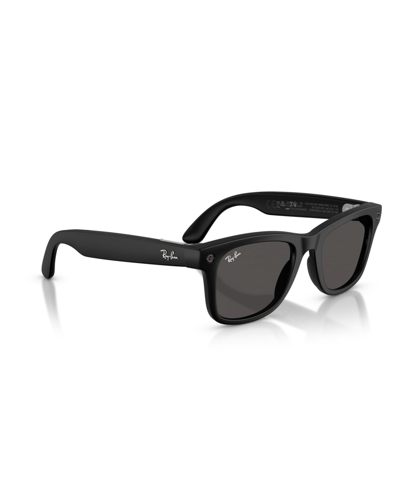 Солнцезащитные очки Ray-Ban Meta Gen 3 Wayfarer RW4011, цвет: Матовый чёрный — фото 11