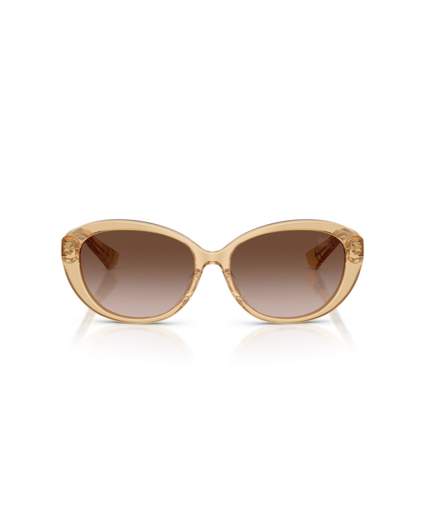 Женские солнцезащитные очки Burberry BE4507D Cat Eye с градиентными линзами, цвет: Жёлтый — фото 2