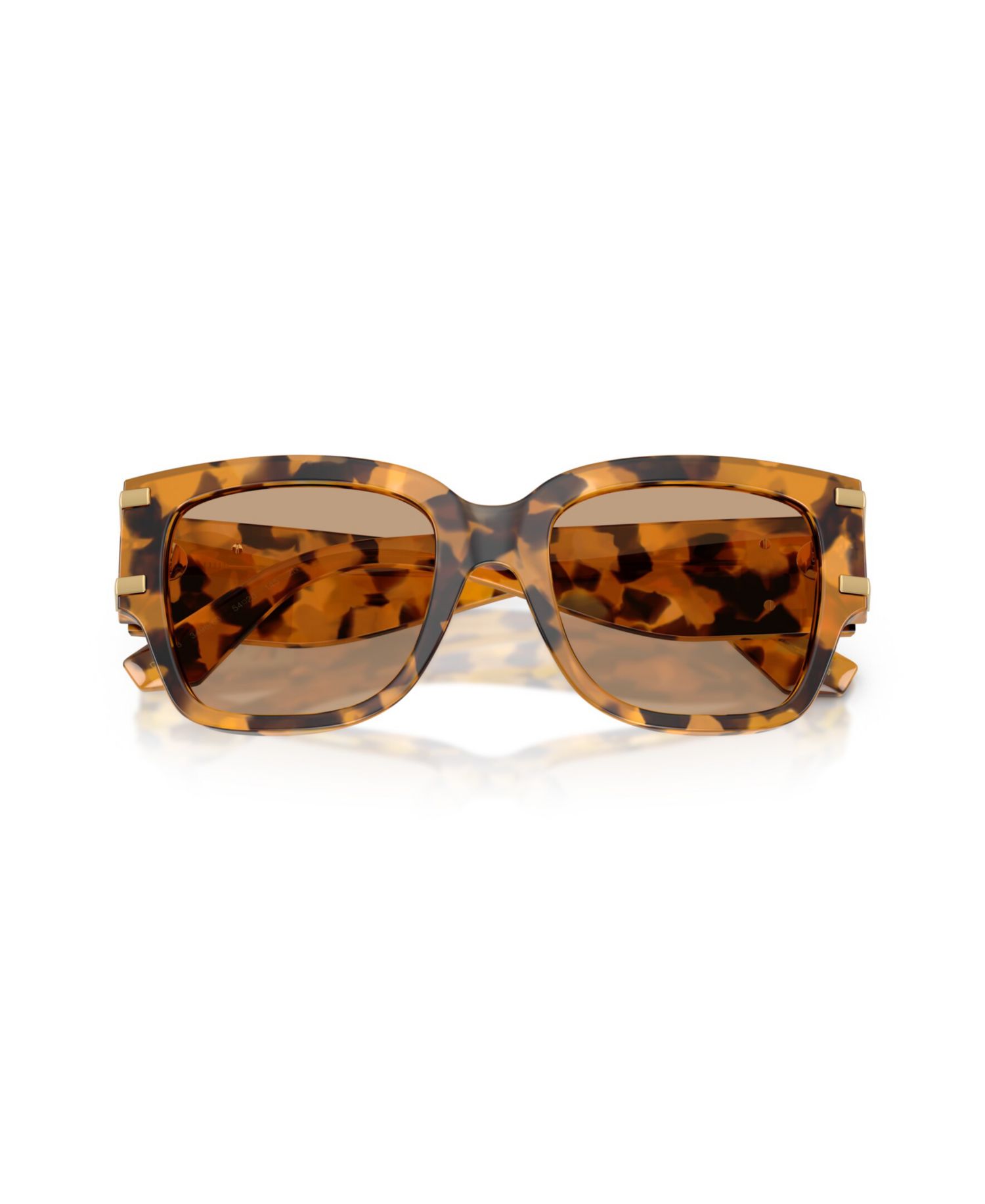 Women's DG4563 Square Tortoise Shell Print Sunglasses