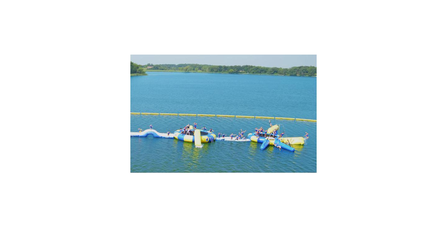 Детские игрушки RAVE Safety Perimeter Swim Buoys, 15' x 9", Commercial-Grade, Anti-Mold and Mildew Treatment, 3-Piece Set, Ages 0+ — фото 3