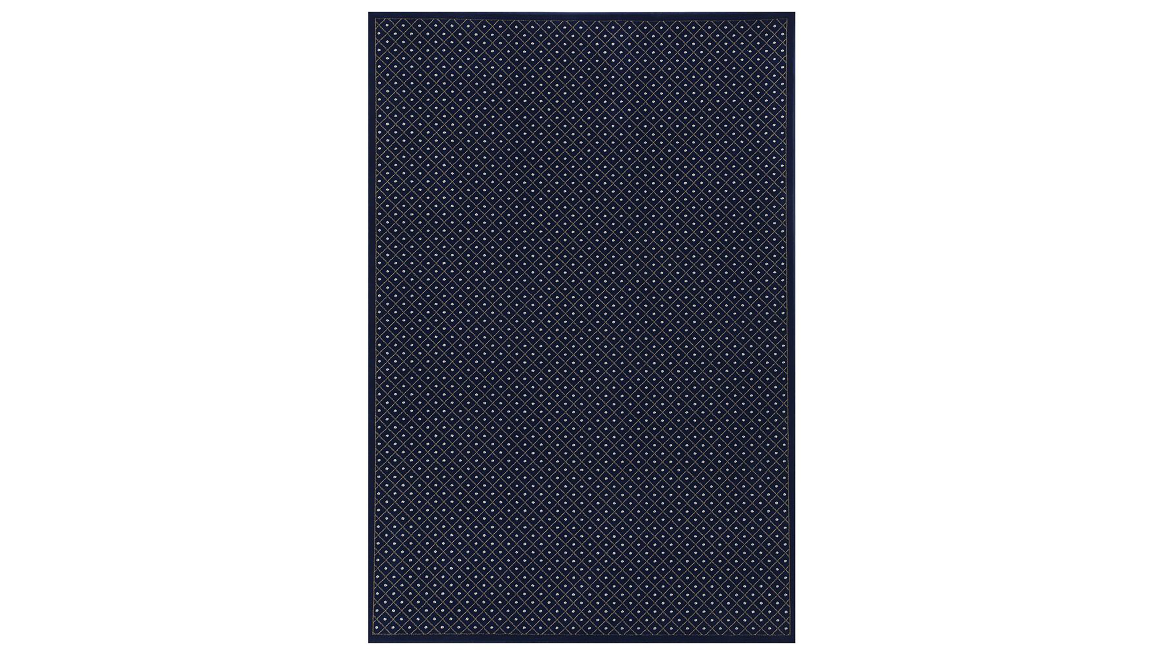Closeout! Km Home 782/1310/Navy Pesaro Blue 3'3" x 4'11" Area Rug