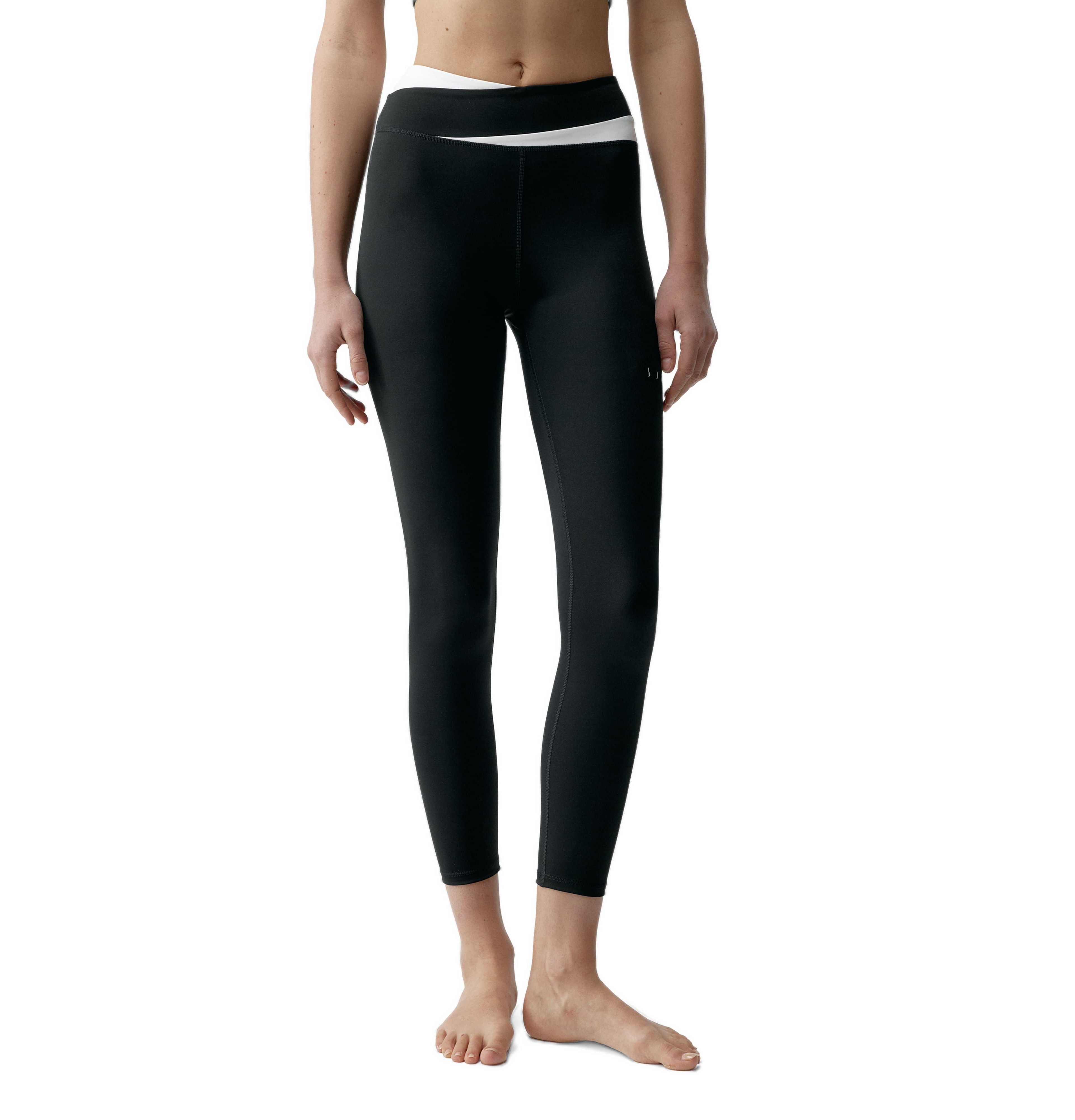 Born Living Yoga Women's Kate High-Rise Hidden Back Pocket 7/8-Length Leggings